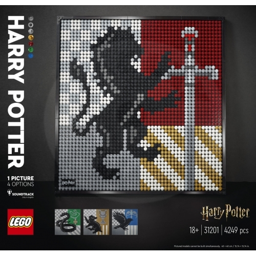 LEGO® ART 31201 Harry Potter™ Erby bradavických kolejí