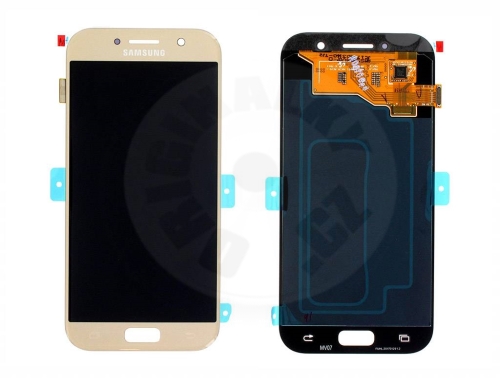 Samsung originálna LCD a dotyková vrstva pre Galaxy A5 (2017) A520 - zlatá