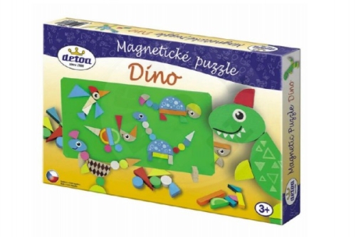 Detoa Magnetic puzzle Dinosaurs in a box 33x23x3,5cm