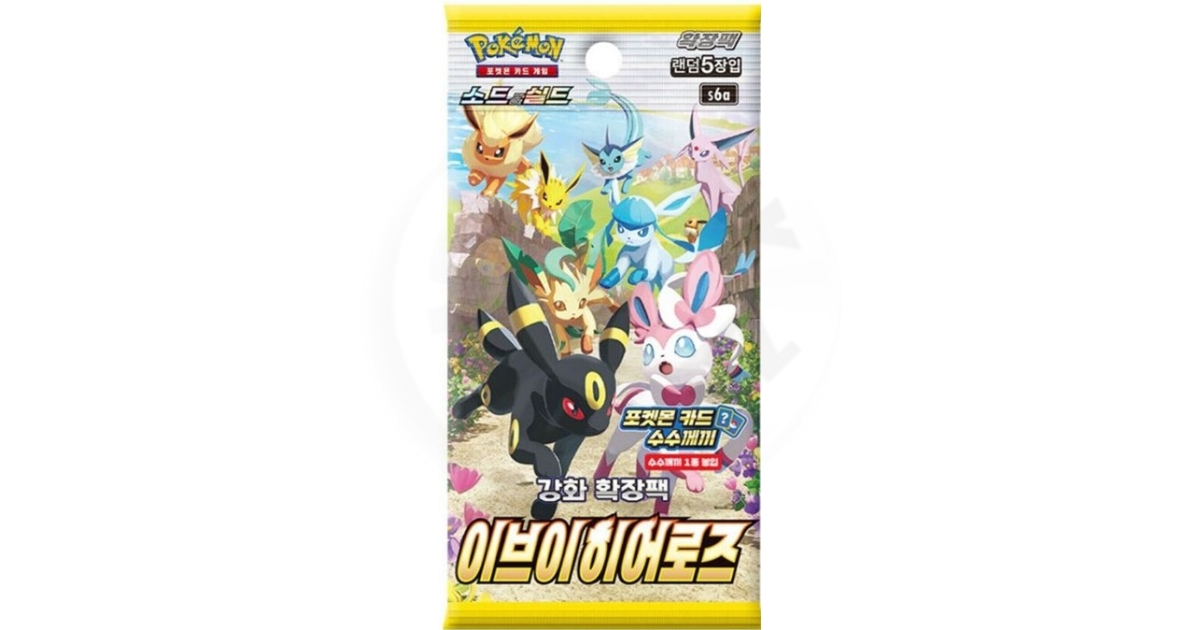 pokemon eevee heroes korean booster box - - S6a - Pack The cards are in Korean and come from the popular Pokmon series Sword Pokemon Incandescent Arcana Booster Box,