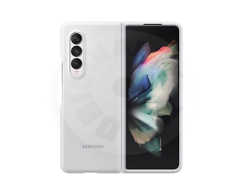 Samsung Silikonový zadní kryt Z Fold3 (2021) - bílá