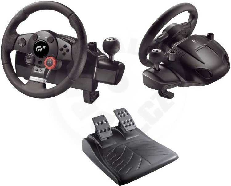 Logitech Driving Force GT: Force Feedback Steering Wheel Playstation 3, PS2  & PC