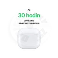 Apple AirPods (4. generace) s aktivním potlačením hluku, Qi bezdrátové nabíjecí pouzdro (3)
