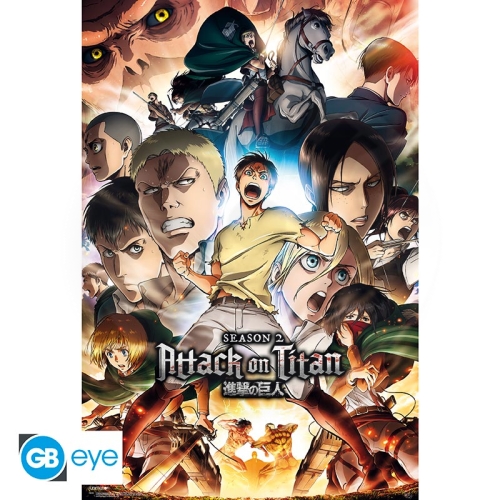 ATTACK ON TITAN - Poster Maxi 91.5x61 - S2 Key Art*_(1)