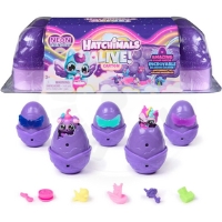Hatchimals Karton Zvířátek Neónová Duha
