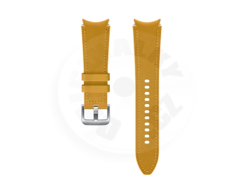Samsung Hybrid Leather Band (20mm, M/L) for Samsung Galaxy Watch4 - Mustard
