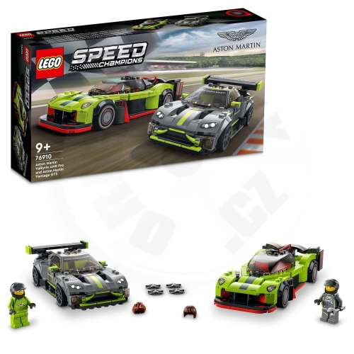 LEGO® Speed Champions 76910 Aston Martin Valkyrie AMR Pro and Aston Martin Vantage GT3