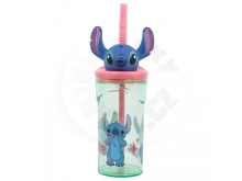 Lahev/ hrnek na pití s brčkem Stitch 360ml
