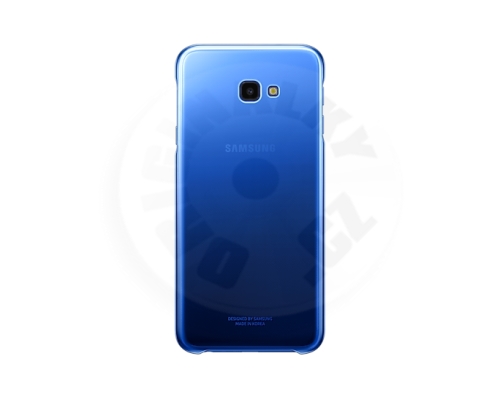 Samsung Plastic Cover for Samsung J4 Plus (2018) J415 Gradation Cover - Blue