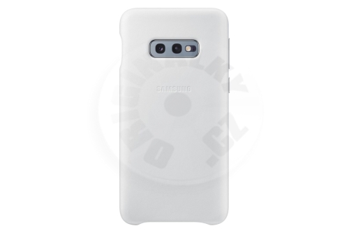 Samsung Kožený zadní kryt Galaxy S10e - bílá