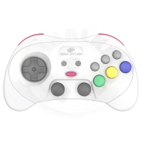 Retro-Bit SEGA Saturn PRO Controller White