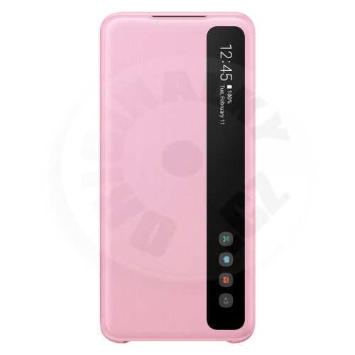 Samsung Clear View Cover S20 - pink